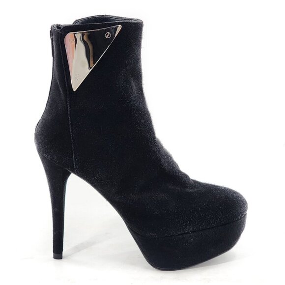 HAYDEN PANETTIERE For STUART WEITZMAN NWOB Suede Booties - Picture 4 of 12